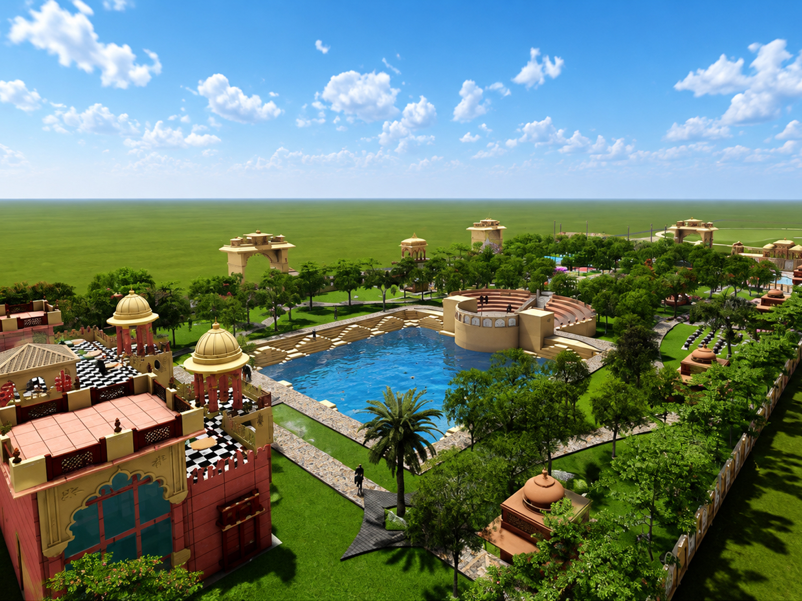 HMEL Park landscape development