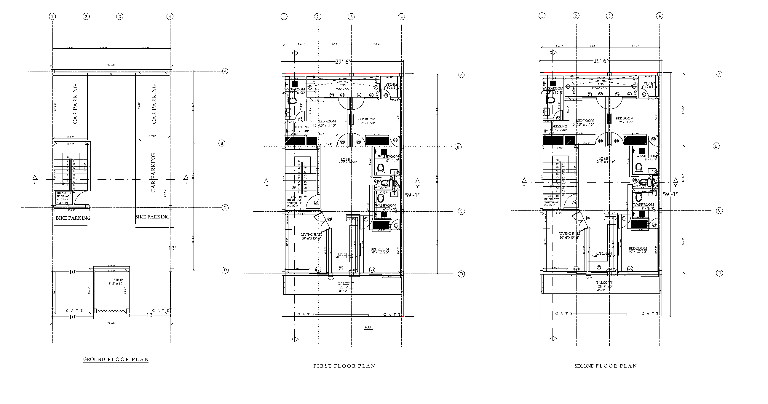 RK Gupta Residence working drawing